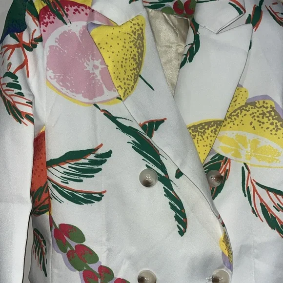 EUC! | Aveloria fruit print blazer | sz Small - Picture 3 of 7